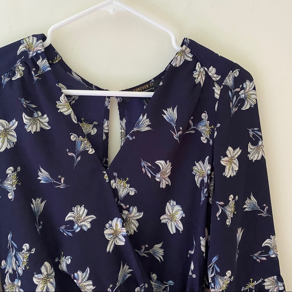 Forever 21 | Floral Ruffle Romper Small - Picture 5 of 5